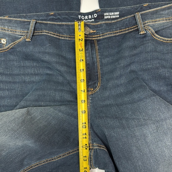 Torrid Luxe Slim Boot Super Stretch Jeans NWT Size 26 Tall - Picture 8 of 12